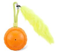 Outward Hound Tail Spinner Squeaky Dog Chase Toy con coda pelosa