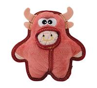 Outward Hound Xtreme Seamz - Peluche con suono per cani - imbottitura compatta - rinforzato - toro