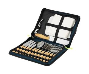 Outwell - Morella Picknick-Besteckset - Set posate nero