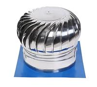 OUUOYSD Cappello da camino, Cappuccio per camino in acciaio inossidabile con ventilatore a risparmio energetico(400mm)