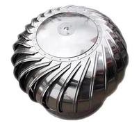 OUUOYSD Cappello del Camino, Ventilatore a turbina in Acciaio Inossidabile for Camino, Resistente alle intemperie e Facile da installare, 15 Misure(100mm/3.9in)