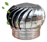 OUUOYSD Cappello del Camino, Ventilatore da Tetto Non motorizzato impedisce l'ingresso della Pioggia e Mantiene Asciutto Il Camino 200 mm/7,8 Pollici(100mm/3.9in)