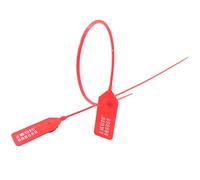 OUUOYSD Fascette stringicavo, Fascette fermacavi di Sicurezza riutilizzabili autobloccanti con sigilli numerati Regolabili Multicolore Confezione da 3 Pezzi(Red,500)
