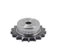 OUUOYSD Set di Ingranaggi pignone, Denti dell'ingranaggio 1 pz 25-40 Denti Foro di processo 06B precisione 3 Punti pignone Catena ingranaggio 45# Acciaio(25 Teeth(Bore 14mm)