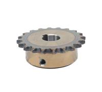 OUUOYSD Set di Ingranaggi pignone, Denti dell'ingranaggio 1 Ruota dentata di precisione Industriale da 20 Denti 08B, ingranaggio a Catena in Acciaio da 45#(25mm (Keyway 8mm))