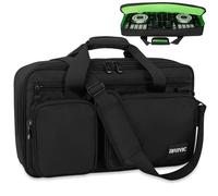 OUUTMEE Borsa da trasporto per controller DJ, custodia da trasporto per controller DJ, borsa protettiva DJ con cinghie per la spalla, adatta per Pioneer, Nero , S-52 x 30 x 10CM