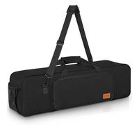 OUUTMEE Borsa per treppiede, custodia per fotocamera, illuminazione e apparecchiature audio, in nylon impermeabile, borsa per attrezzatura fotografica, borsa leggera con protezione imbottita, tracolla