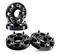 OUVECR Hubcentric Separatori Distanziatori Ruote per Ford per Endeavour | Adattatore Allargato Distanziali Ruota PCD 30/35/38/50mm 6x139,7 CB 93,1mm(4Pcs Black 38mm)