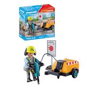 PLAYMOBIL 71752 - Action Heroes - Lavoratore con Martello Pneumatico - 1 pz.