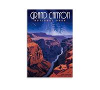ouweri Stampa artistica da parete su tela, motivo: Parco nazionale del Grand Canyon, Stati Uniti d'America, stampa artistica da appendere su tela, decorazione per la casa, 30 x 45 cm