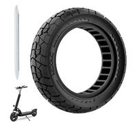 OUXI 10x2.5 Off Road Tire per Ninebot F20/F40/G30/mi4 ULTRA/mi4, 10'' pneumatici solidi 60/70-6.5 con strumento di montaggio per scooter elettrico, 10 x 2.5'' ruote scooter per anteriore(Nero 1pc)