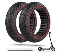 OUXI 10x2,5 Pneumatici Solidi per 60/70-6.5 Scooter Elettrico Pneumatici in Gomma, Ruota di Ricambio da 10 Pollici Anti Puntura per Ninebot Max G30P G30LP Pneumatici di Ricambio