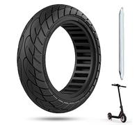 OUXI 10x2,5 Pneumatici Solidi per 60/70-6.5 Scooter Elettrico Pneumatici in Gomma, Ruota di Ricambio da 10 Pollici Anti Puntura per Ninebot Max G30P G30LP Pneumatici di Ricambio