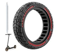 OUXI 8,5 pollici E-Scooter pneumatici solidi,8 1/2x2 Offroad pneumatico per Xiaomi M365/Pro2/Pro/1S/Gotrax Gxl V2/XR E-Scooter e tutti i 8,5'' pneumatici originali per anteriore/posteriore(Rosso 1pz)
