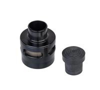 OUXUNDAI Modifiche Auto Alluminio 25mm Blow off Valve Bov per Fiat Grande Punto 1.4 T-Jet E Bravo T-Jet Bov-027-Nero