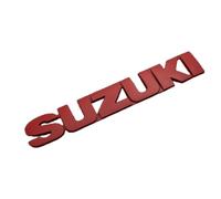 OUXVSLJA Adesivo con Logo Auto per Suzuki Samurai,Adesivo con Emblema Cromato 3D Impermeabile Autoadesivo antiruggine,Red