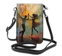 Ouyniei Danza con Stampa Musica Piccolo Cellulare Crossbody Borse Telefono Borsa Cambiare Portafoglio Tasche Multiple Borsa