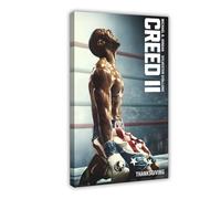 Ouyniei Poster del film Creed 2, decorazione artistica da parete per soggiorno, camera da letto, 20 x 30 cm