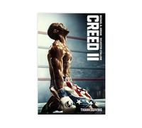 Ouyniei Poster del film Creed 2, decorazione artistica da parete per soggiorno, camera da letto, 40 x 60 cm