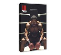 Ouyniei Poster del film Creed III su tela, decorazione artistica da parete per soggiorno e camera da letto, 50 x 75 cm