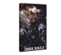 Ouyniei Poster su tela, motivo: Game Dark Souls, decorazione per camera da letto, ufficio, camera da letto, regalo, 50 x 75 cm