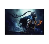 Ouyniei Poster su tela, motivo: Game Dark Souls II, decorazione per camera da letto, ufficio, camera da letto, regalo, 50 x 75 cm