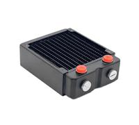 Ouyniei Radiatore in Rame da 120 mm, Spessore 45 mm, Filettatura G1/4 * 5 con Tappo * 3 for l'installazione di ventole da 120 mm for PC raffreddato ad Acqua MOD