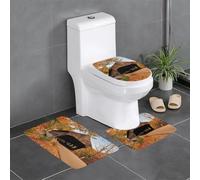 Ouyniei Set di 3 tappetini da bagno con stampa di Albany Covered Bridge, antiscivolo