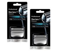 Ouyniei Testina di Ricambio 70S Compatibile con Rasoio Elettrico Braun Series 7 790cc 760cc 720s 799cc(2pc-70S)