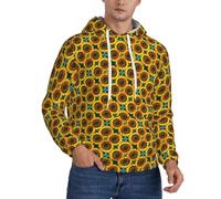 Ouyniei You Are My Sunshine Sunflower - Felpa con cappuccio da uomo a maniche lunghe con cappuccio, Nero , XXL