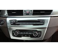 OuyOo ABS Cromato Interno Auto Centro di Controllo Telaio Pannello Copertura Decorazione Adesivo Per BMW X1 F48 2016 2017 Accessori Auto
