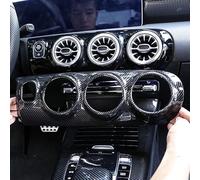 OuyOo Accessori decorativi LHD del pannello del condizionamento d'aria del controllo centrale dell'ABS per la classe W177 2019 di Mercedes Benz A