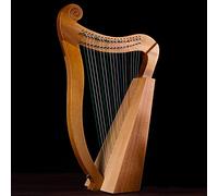 oUyOo Arpa Lira, 19 Corde Arpa in Legno di Mogano Corde in Nylon Strumento Arpa Lira per Bambini Adulti E Principianti Strumento Musicale con Chiave di Accordatura E Borsa per Il Trasporto