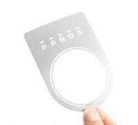 OuyOo Auto Centrale Controllo Trim Per Jaguar XF XE F-Pace F passo 15-20 In Acciaio Inox Console Centrale Gear Pannello Cambio Copertura Trim Sticker