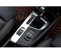 OuyOo Per BMW X1 F48 2016 2017 ABS Cromato Pannello Del Cambio Paillettes Copertura Trim Accessori Auto