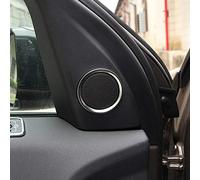 OuyOo Per Land Rover Discovery Sport L550 2020 Car Styling ABS cromo Treble Porta Altoparlante Copertura Anello Trim Accessori Interni