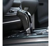 OuyOo Per Maserati Ghibli/Quattroporte/Levante 13-18 Gear Head Cover Trim Frame Decorare Adesivo In Vera Fibra di Carbonio Accessorio Auto