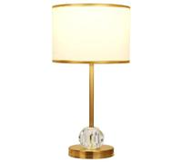 OUYUE Durata Lampada da Comodino Lampada da Tavolo in Cristallo K9 Comodino con Paralume in Tessuto Fatto A Mano per Ufficio Camera Letto Abat Jour da Tavolo