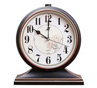 OUYUE Orologio da Scrivania Decorazione Orologio da Tavolo for Decorazione da Tavolo Orologio da Camino retrò for Decorazione da Tavolo del Camino Orologio da Tavolo Vintage(Black)