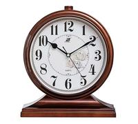OUYUE Orologio da Scrivania Decorazione Orologio da Tavolo for Decorazione da Tavolo Orologio da Camino retrò for Decorazione da Tavolo del Camino Orologio da Tavolo Vintage(Bruin)
