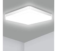 Ouyulong Plafoniera LED Soffitto, Plafoniere da Soffitto 36W, Lampada da Soffitto 4350LM 4000K, Plafoniera Camera da Letto Rotonda Bianco Naturale Ø23cm per Bagno Soggiorno Cucina Ufficio Balcone