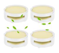 OUZHOU OUHZOU0-H03 - 4 cartucce di ricambio per aspirapolvere Shark IZ400UKT/IZ400UK/IZ420UKT/NZ860UKT/NZ860UK/AZ913UKT/AZ913UKT/HZ3000UKT (aroma di limone), OUHZOU0-H03