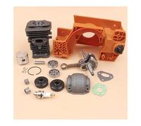 OUZHOULGPS Kit Cuscinetto paraolio Carter Albero Motore Cilindro pistone Coppa Adatto for Motore Motosega 137 142 Ricambio Motore Accessori
