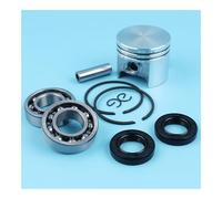 OUZHOULGPS Kit di Cuscinetti, guarnizioni for pistone, Perno da 37 mm, Anelli Elastici, for Olio, Adatti for Motosega MS170 017 MS 170, Pezzi Ricambio Parte