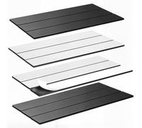 OUZRETUCU Strisce Magnetiche Adesive, 12 Pezzi 15cm x 25mm x 2mm Nastro Adesivo Magnetico, Calamita Adesiva per Cucina Garage Studio Ufficio