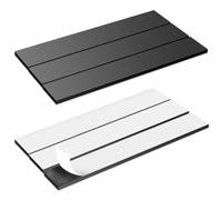 OUZRETUCU - Strisce magnetiche autoadesive forti, 6 pezzi, 15 cm x 25 mm x 2 mm, nastro magnetico adesivo per frigorifero, armadio, cucina