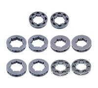 OUZRYWSDP 10 Pezzi di Corona for pignone Adatti for motoseghe a 2 Tempi, Parti di Ricambio