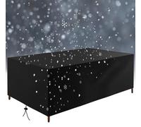 OUZUIU Copertura Invernale per Mobili da Giardino Impermeabile Anti-UV Resistente alla Pioggia Protezione dal Freddo 80x40x90cm/LxPxA 420d Tessuto Oxford Telo di Copertura Telo Protettivo per Tavolo
