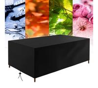 OUZUIU Copertura rettangolare per mobili da giardino, impermeabile, 200 x 50 x 45 cm (lunghezza x larghezza x altezza) 420d Oxford, resistente agli strappi, resistente allo sbiadimento, protezione da