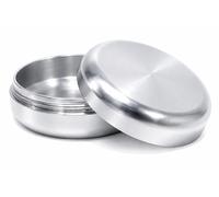 OVADA Barattolo in metallo per erbe, pillole e spezie, inodore e impermeabile, in metallo di alluminio, scatola per il trasporto di alta qualità, design pul